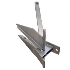 White Label Danforth Galvanised Anchor Pack With Rope Chain 4kg -White Label Sales Store 159871 4 n
