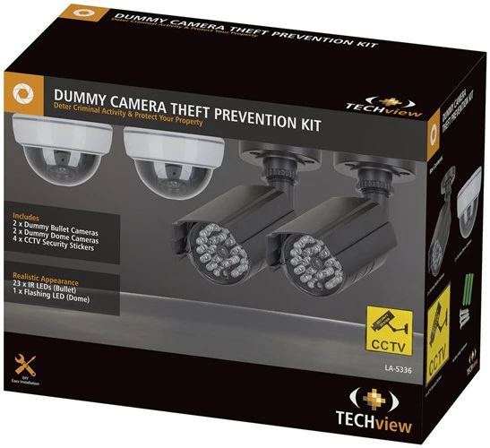 White Label Techview Dummy Camera Theft Prevention Kit 6 White Label Techview Dummy Camera Theft Prevention Kit - Image 6