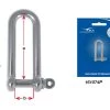 White Label Stainless Steel Long D Shackle