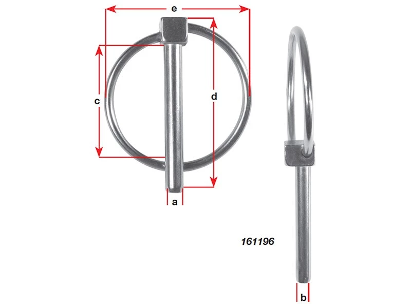 White Label Stainless Steel Lynch Pins 1 White Label Stainless Steel Lynch Pins