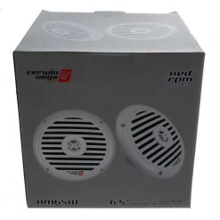 White Label Cerwin Vega XED 2-Way Coaxial Marine Speakers 6.5in 500W White