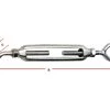 White Label Stainless Steel Hook And Eye Open Body Turnbuckle