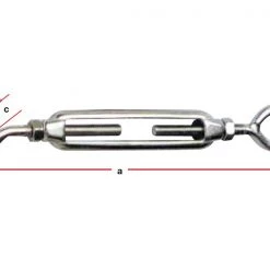 White Label Stainless Steel Hook And Eye Open Body Turnbuckle
