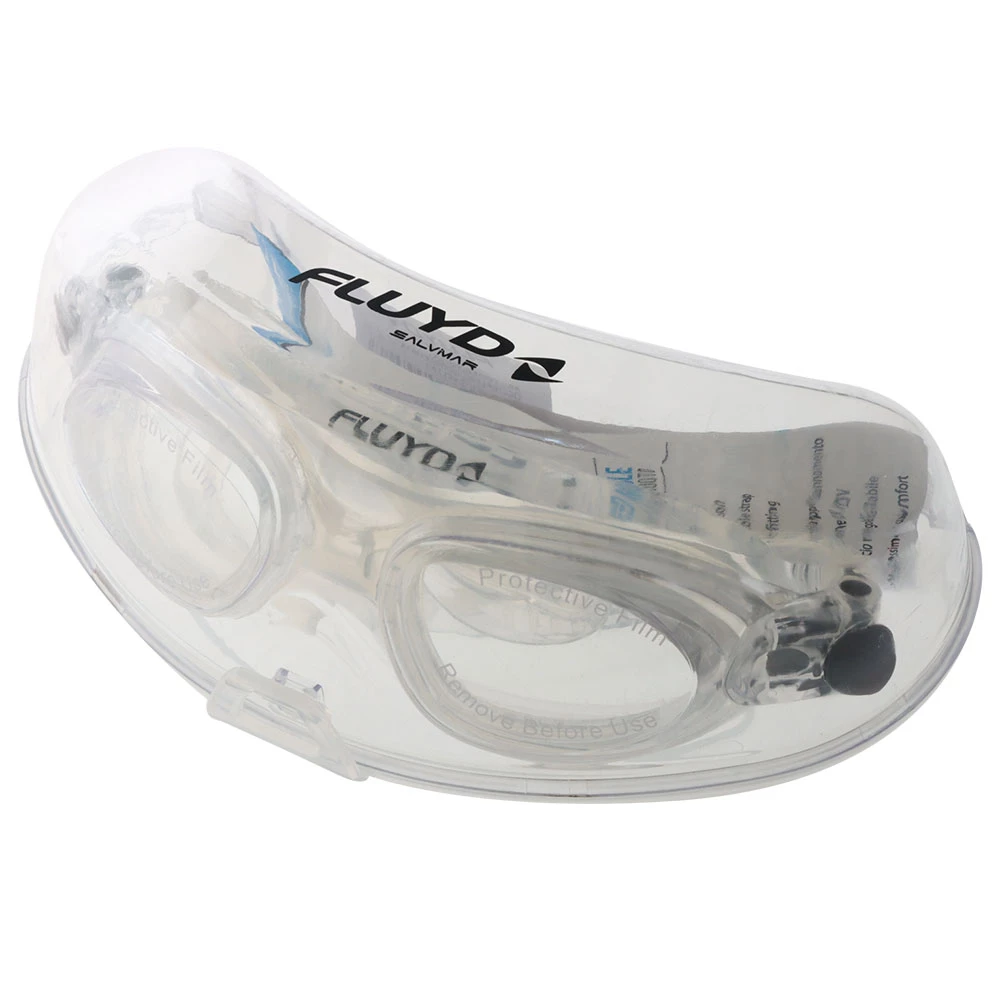 White Label Fluyd Linea Adult Swimming Goggles Clear 1 White Label Fluyd Linea Adult Swimming Goggles Clear