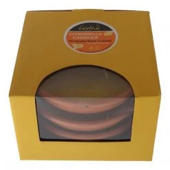 White Label Festiva Citronella Candle Terracota Bowl Qty 3