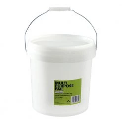White Label Multipurpose Plastic Bucket With Lid 10L
