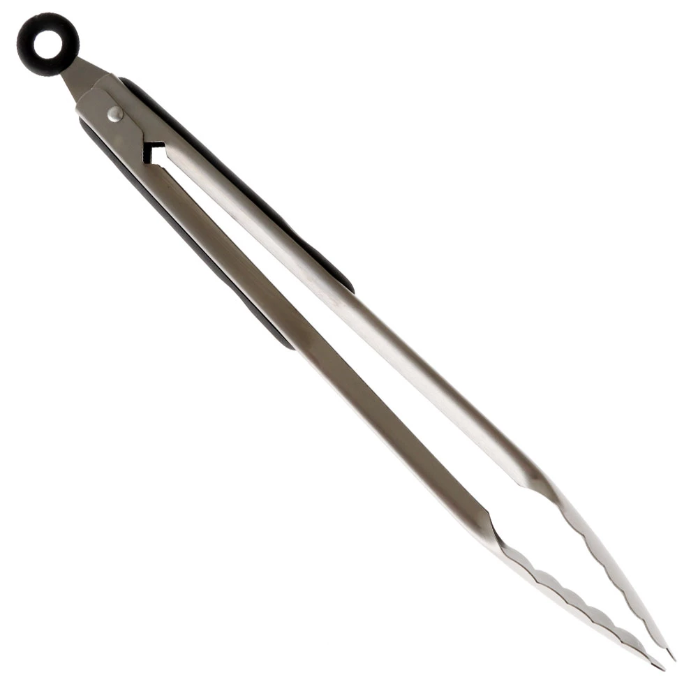 White Label Real Value Stainless Steel BBQ Tongs 30cm 2 White Label Real Value Stainless Steel BBQ Tongs 30cm - Image 2