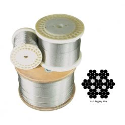 White Label Sungsan Stainless Steel Wire Rope G316 7 X 7 3mm 305M