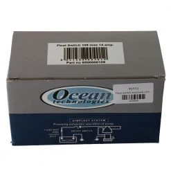 White Label Ocean Tech Enclosed Bilge Pump Float Switch 12V/24/32VDC 14A