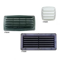 White Label Plastic Louvre Vents