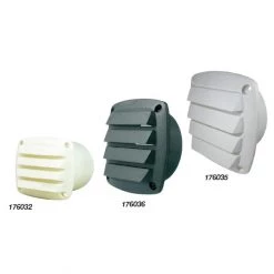 White Label Plastic Louvre Vents With Tail