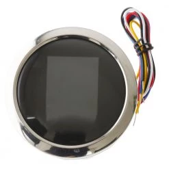 White Label E Pro Series 6-in-1 Digital Multifunction Gauge 85mm Black