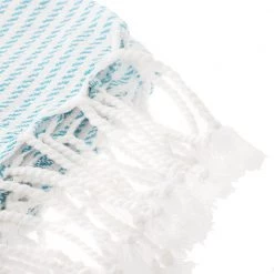 White Label Fouta Hammam Towel Blue 100 X 200cm 9 White Label Fouta Hammam Towel Blue 100 X 200cm -White Label Sales Store 177060 7