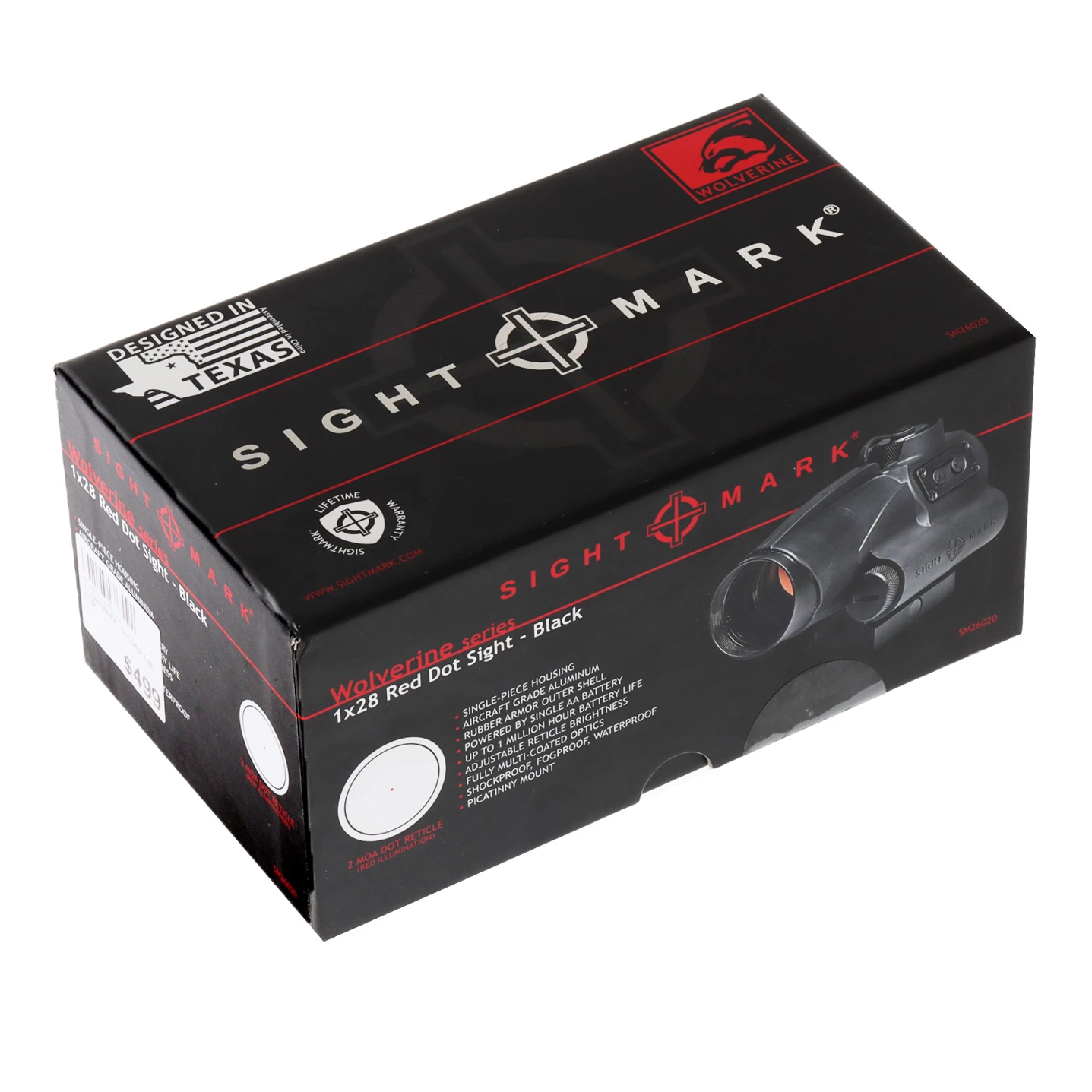 White Label Sightmark Wolverine 1x28 FSR Red Dot Sight 1 White Label Sightmark Wolverine 1x28 FSR Red Dot Sight