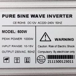 White Label Pure Sine Wave Inverter 12VDC 230VAC 500W -White Label Sales Store 177922 7 n