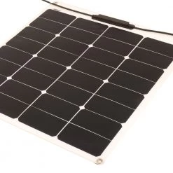 White Label Sunpower Flexible 12V Solar Panel With ETFE Film 50W