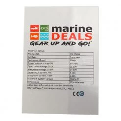 White Label Sunpower Flexible 12V Solar Panel With ETFE Film 50W -White Label Sales Store 177928 6