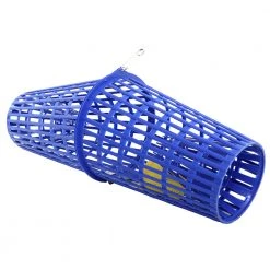 White Label Plastic Crab Prawn And Baitfish Trap 64 X 24cm Blue