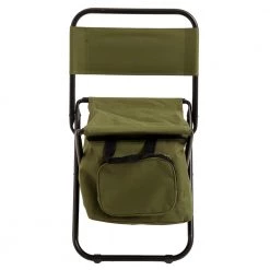 White Label Folding Outdoor Chair With Cooler Bag And Carry Strap