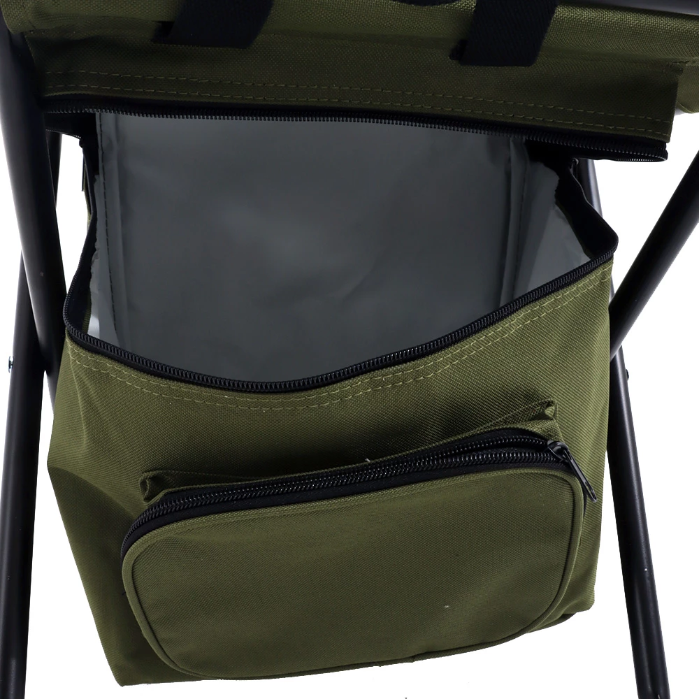 White Label Folding Outdoor Chair With Cooler Bag And Carry Strap 3 White Label Folding Outdoor Chair With Cooler Bag And Carry Strap - Image 3