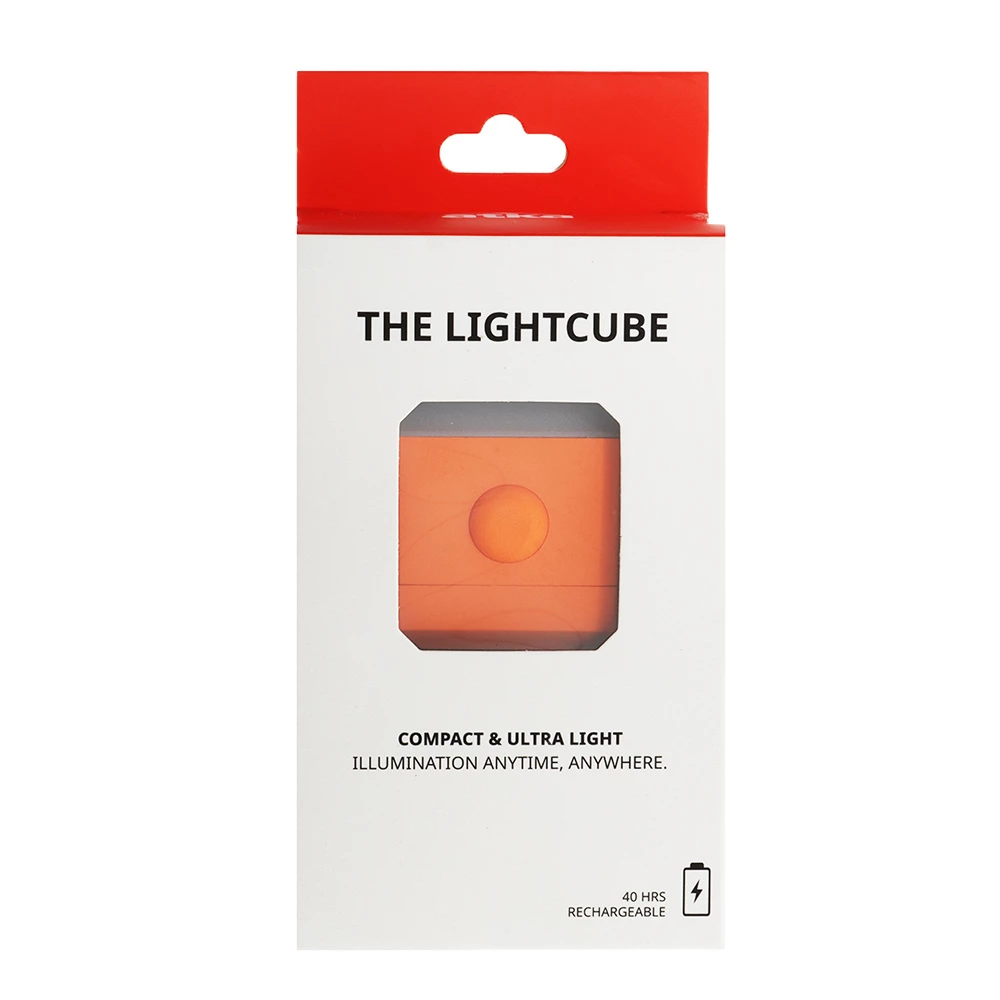 White Label Atka Light Cube Orange 1 White Label Atka Light Cube Orange