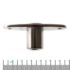 White Label Stainless Steel Long Shank Rowlock Plate 10mm Qty 1