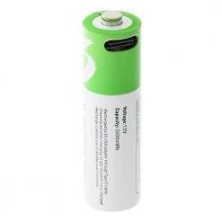 White Label USB Rechargeable AA Lithium Battery 1.5V 4-Pack -White Label Sales Store 182502 4 n
