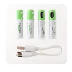 White Label USB Rechargeable AAA Lithium Battery 1.5V 4-pack 10 White Label USB Rechargeable AAA Lithium Battery 1.5V 4-pack -White Label Sales Store 182503 3 n