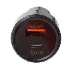White Label Vehicle Fast Charger For USB And Type-C Cables 20w 12v Or 24v -White Label Sales Store 182531 4