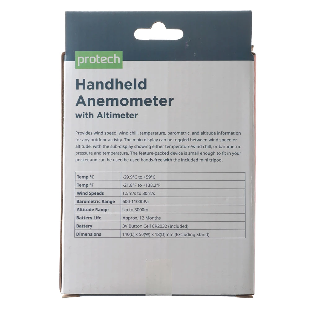 White Label Handheld Anemometer And Altimeter 2 White Label Handheld Anemometer And Altimeter - Image 2