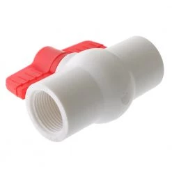 White Label PVC Water Shut Off Ball Valve 3/4in