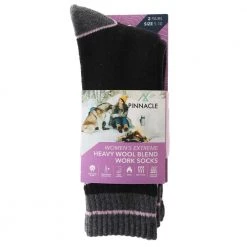 White Label Womens Extreme Heavy Wool Blend Socks 2-Pack 5-10