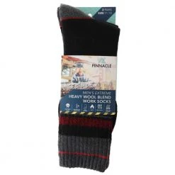 White Label Mens Extreme Heavy Wool Blend Socks 2-Pack Size 11-13