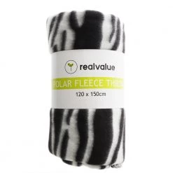 White Label Polar Fleece Throw Blanket