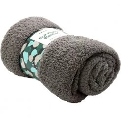 White Label Nestledown Soft Plush Blanket Double