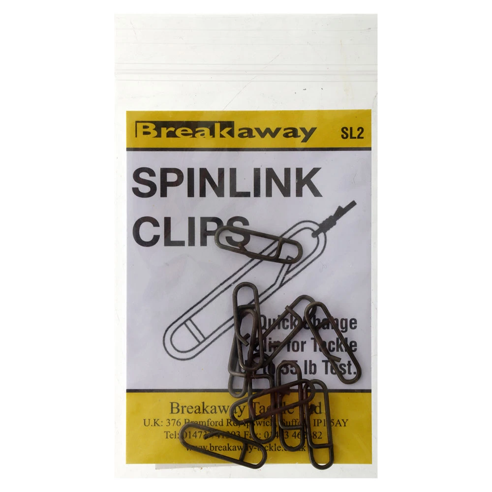 White Label Breakaway Spinlink Quick Change Clip Qty 10 1 White Label Breakaway Spinlink Quick Change Clip Qty 10