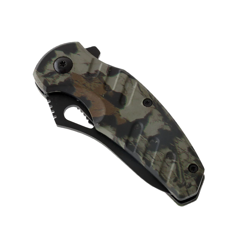 White Label Folding Pocket Knife With Aluminium Handle Camo 1 White Label Folding Pocket Knife With Aluminium Handle Camo