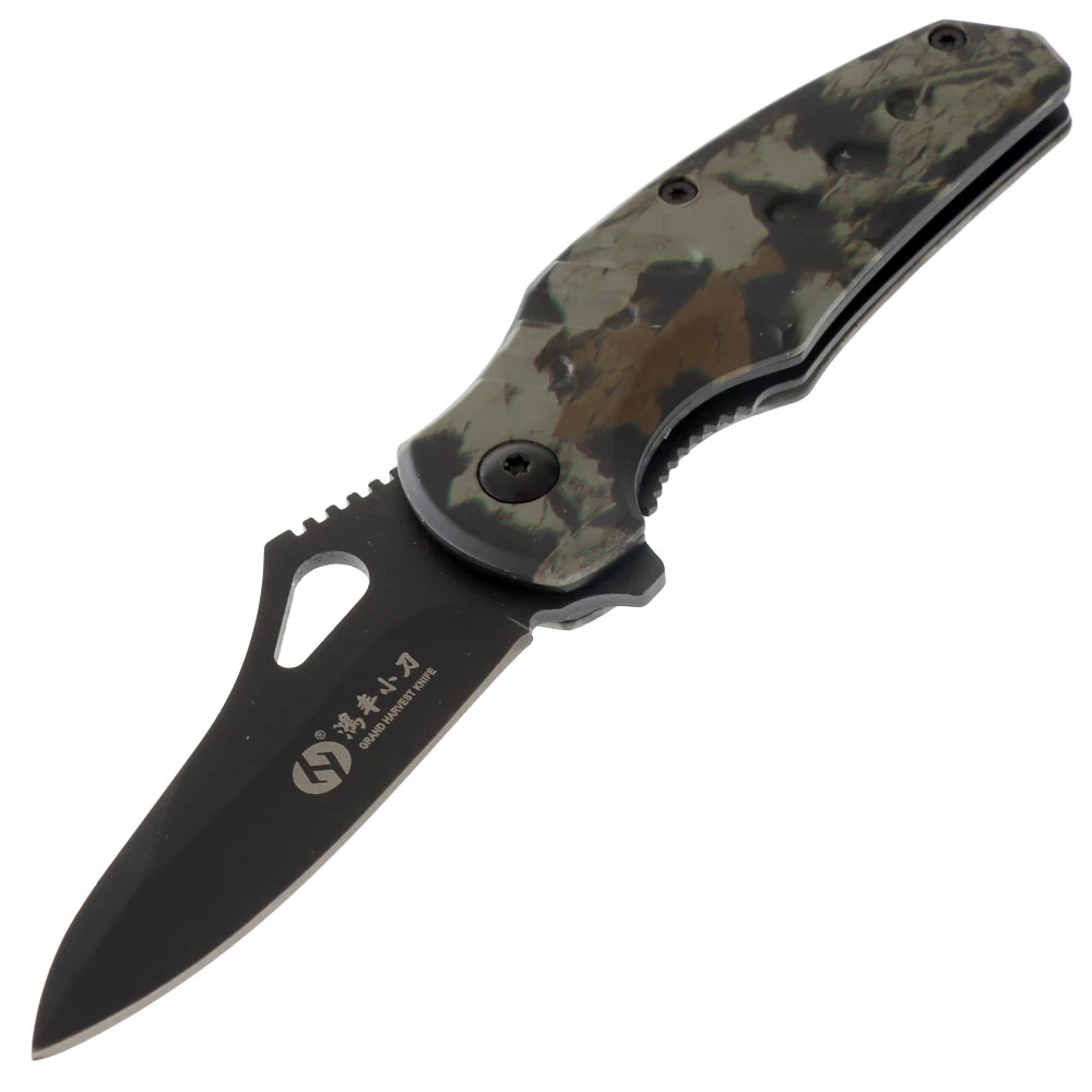 White Label Folding Pocket Knife With Aluminium Handle Camo 2 White Label Folding Pocket Knife With Aluminium Handle Camo - Image 2