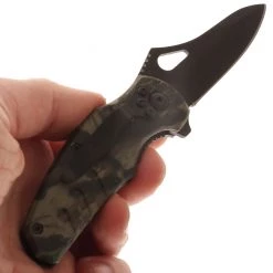White Label Folding Pocket Knife With Aluminium Handle Camo 9 White Label Folding Pocket Knife With Aluminium Handle Camo -White Label Sales Store 184849 6 n