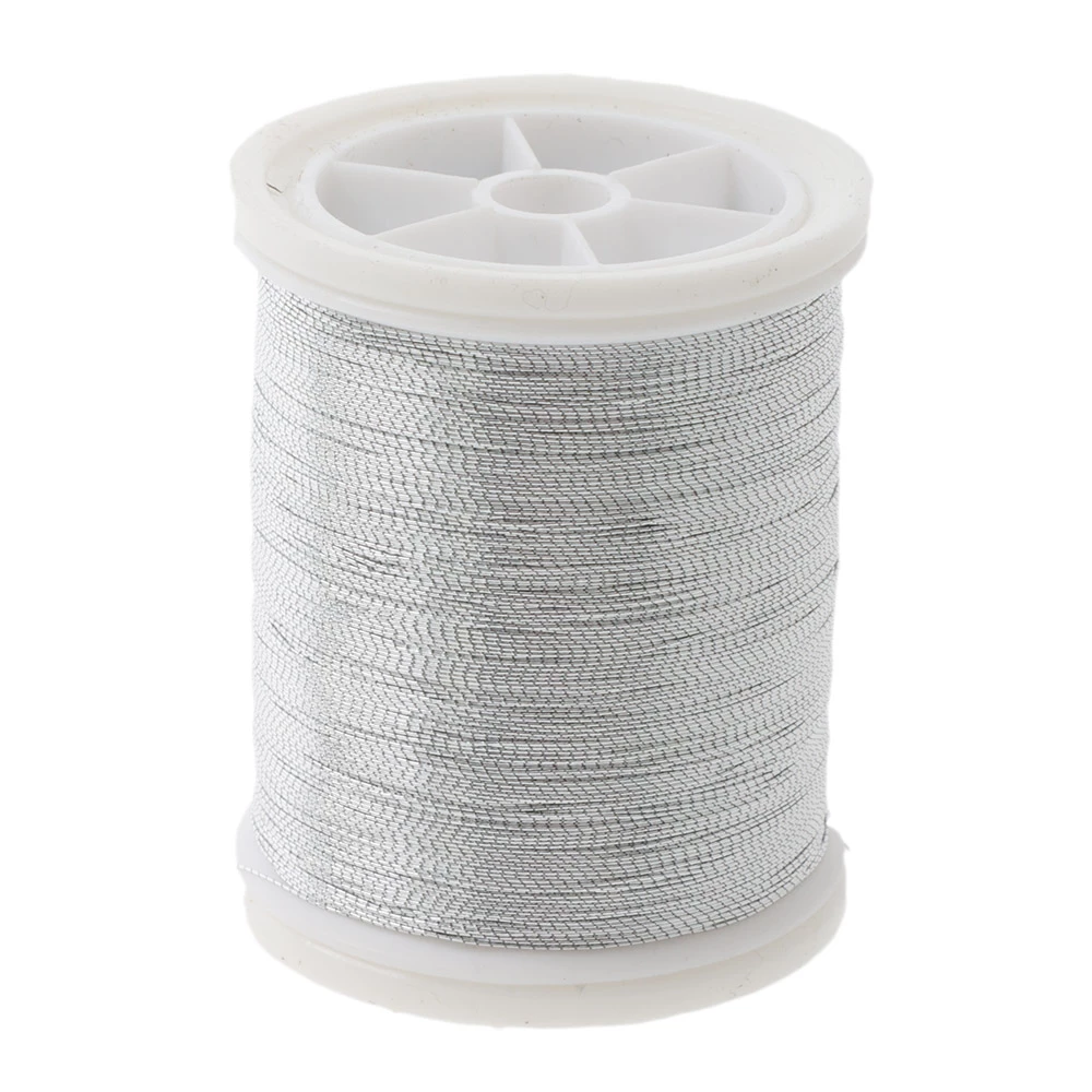 White Label Rod Binding Thread 400yd Silver 1 White Label Rod Binding Thread 400yd Silver