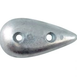 White Label Zinc Teardrop Anode With Fixing Holes