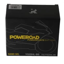 White Label Poweroad YG20HL-BS Nano Gel Battery 12V 20Ah