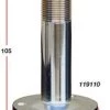 White Label Fixed Stainless Long Post Aerial Mount For SeaMaster