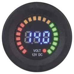 White Label LED Voltmeter 5-15VDC With Bar Graph