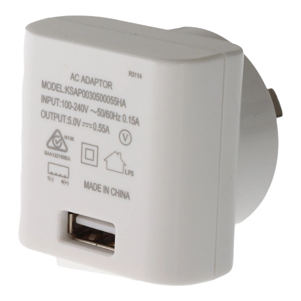 White Label USB Wall Charger 2 White Label USB Wall Charger - Image 2