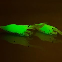 White Label Green Lumo Shrimper Lure 6pcs/pack 2.5in -White Label Sales Store 25l shrimper 4
