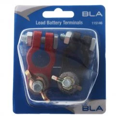 White Label Battery Terminal - Lead 1 Pair