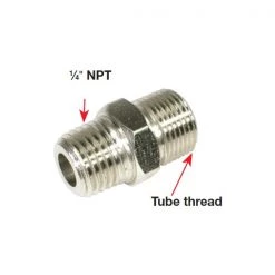 White Label Connector Fittings - Brass