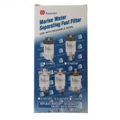 White Label Stainless Steel Fuel Filter With Clear Bowl