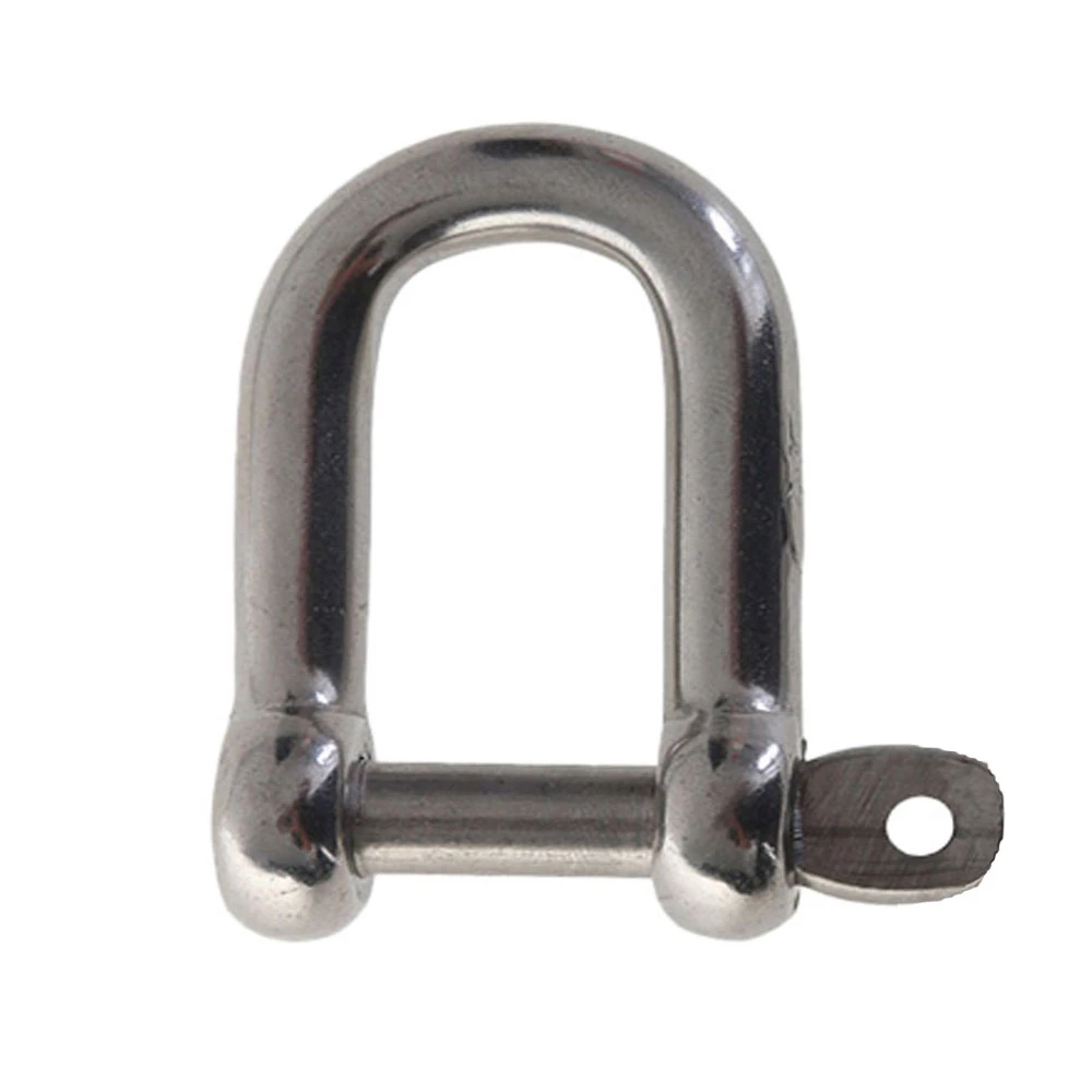 White Label Stainless Steel Captive Pin D Shackle 1 White Label Stainless Steel Captive Pin D Shackle